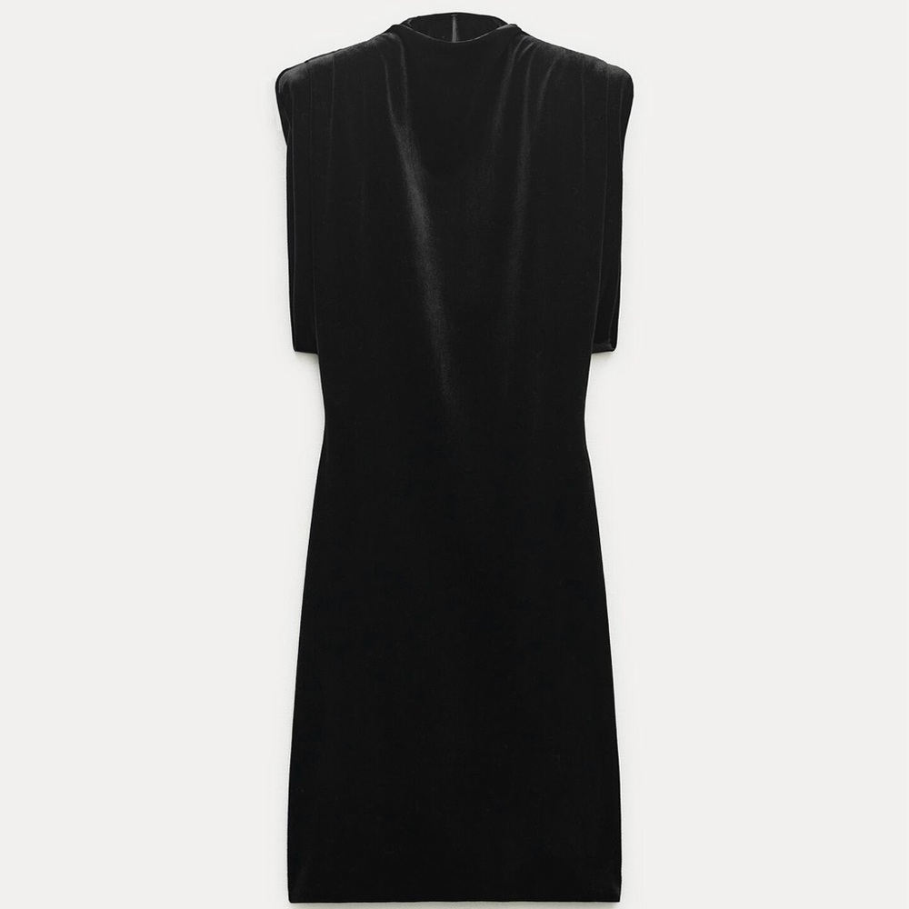 Elegant Black Velvet Dress